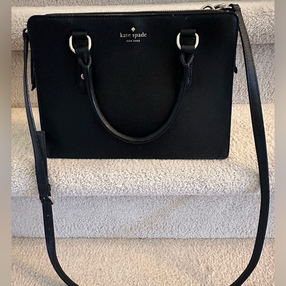Kate Spade purse. Like new. Black with shoulder strap. - Picture 1 of 2
